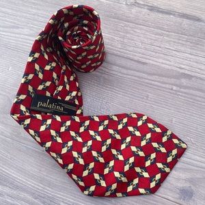 New Palatina mens silk tie